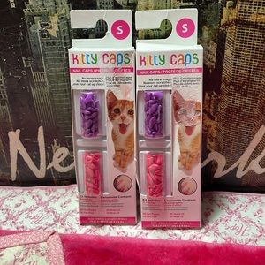 2 packs of Kitty Caps Nail Caps for Small 6-8 lb Cats